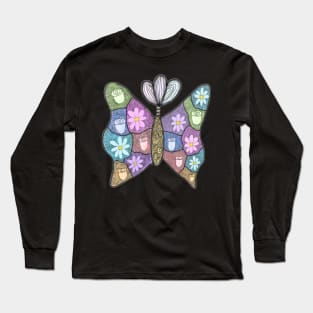 abstract butterfly Long Sleeve T-Shirt